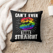 LGBTゲイプライド・モンス・カント・考えストレート クッション (ブランケット)