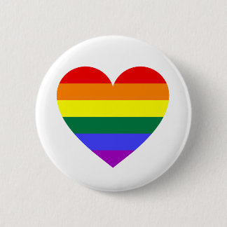 LGBTゲイプライド・レインボー・ハート 缶バッジ