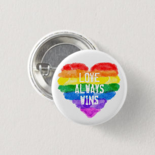 LGBTゲイプライド·レインボー 缶バッジ