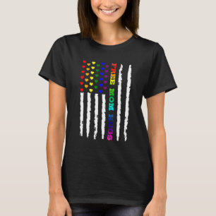 LGBTゲイレズビアンフリーマムハグ Tシャツ