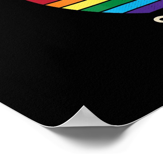 LGBTゲイレズビアンプライド52周年記念ストーンウォール ポスター (角)