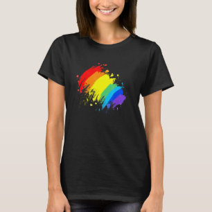 LgbtゲイレズビアンCsdプライドスプラッシュ Tシャツ