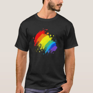 LgbtゲイレズビアンCsdプライドスプラッシュ Tシャツ