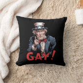 LGBTゲイ・アライ プライド月間 楽しい クッション (ブランケット)