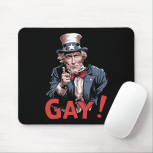 LGBTゲイ・アライ プライド月間 楽しい マウスパッド