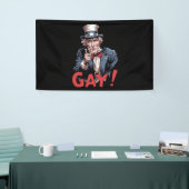 LGBTゲイ・アライ プライド月間 楽しい 横断幕 (トレードショー)