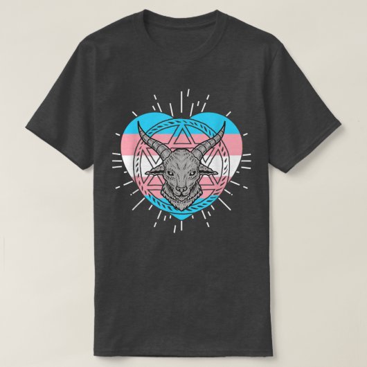 LGBTサタニズムゴシックトランスジェンダー Tシャツ (デザイン正面)