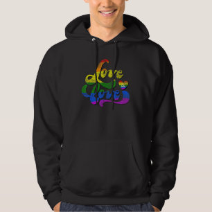 LgbtサポートレインボープライドラブズラブレズビアンG パーカ