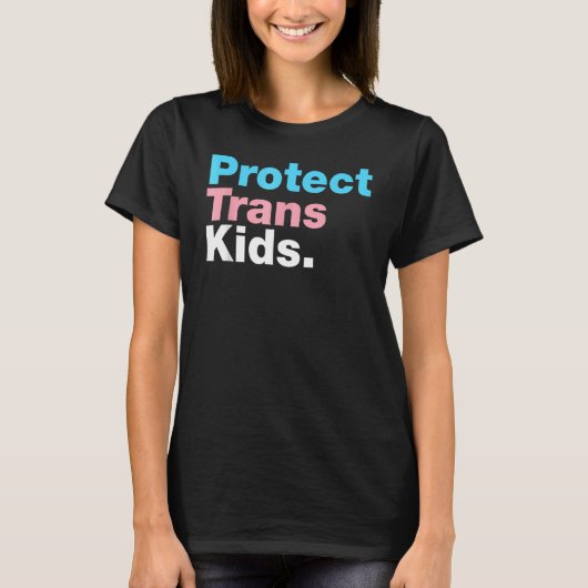 Lgbtサポート保護トランスキッドLgbtプライド Tシャツ (正面)