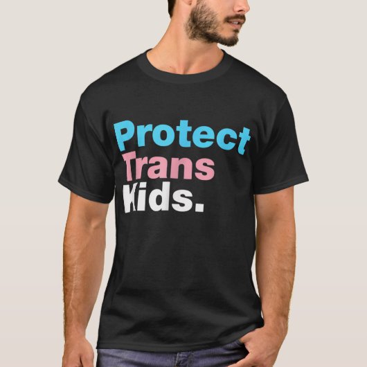 LGBTサポート保護 Trans Kid LGBTプライドEaster D Tシャツ (正面)