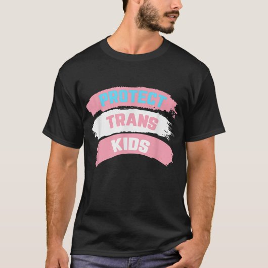 LGBTサポート、保護Trans Kid、LGBTプライド Tシャツ (正面)