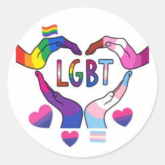 LGBTシール ラウンドシール