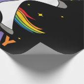 LGBTダビングユニコーンImではなくゲイIm すごいゲイプライド ラッピングペーパー (角)