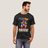 LGBTチキンゲイプライドL Tシャツ (正面フル)