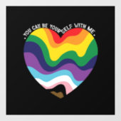 LGBTトランスジェンダーゲイ ウィンドウサイン (シート)