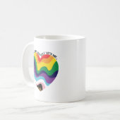 LGBTトランスジェンダーゲイ コーヒーマグカップ (正面左)