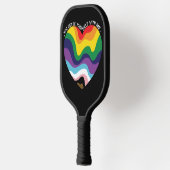 LGBTトランスジェンダーゲイ ピックルボールラケット (左)