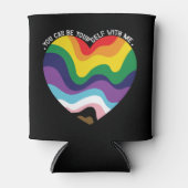 LGBTトランスジェンダーゲイ 缶クーラー (正面)