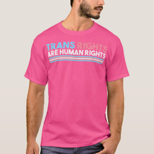 LGBTトランスジェンダー国旗 – Trans Rights Are Human Rig Tシャツ