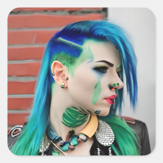 LGBTトランスマン スクエアシール (正面)