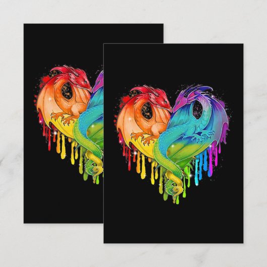 LGBTドラゴン 出欠カード (正面/裏面)