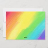 LGBTハッピーバレンタインデーカスタムフォトモノグラム シーズンカード (裏面)