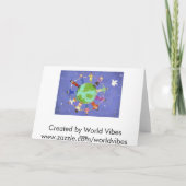 LGBTハヌカー（ユダヤ教の祭り）グリーティングカード シーズンカード (裏面)