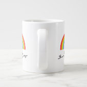 LGBTハートとレインボウズ ジャンボコーヒーマグカップ (裏面)