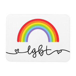 LGBTハートとレインボウズ マグネット