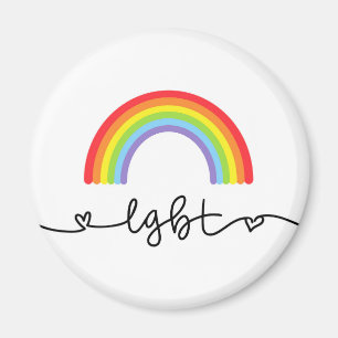 LGBTハートとレインボウズ マグネット
