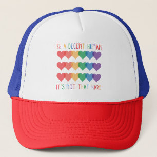 LGBTハートレトロは立派な人間だ キャップ