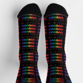 LGBTハートレトロは立派な人間だ ソックス (上部)
