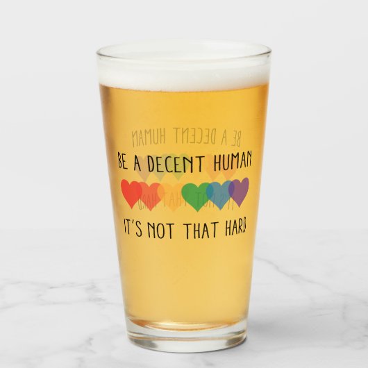 LGBTハートレトロは立派な人間だ タンブラーグラス