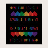 LGBTハートレトロは立派な人間だ 名刺