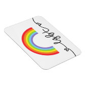 LGBTハート&レインボウ マグネット (右側)