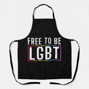 LGBTバイセクシュアル・レズビアンになる無料ゲイプライド エプロン