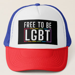LGBTバイセクシュアル・レズビアンになる無料ゲイプライド キャップ