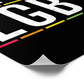 LGBTバイセクシュアル・レズビアンになる無料ゲイプライド ポスター (角)