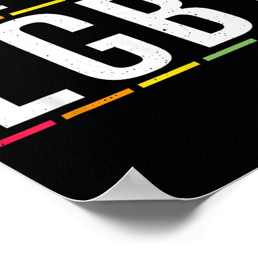 LGBTバイセクシュアル・レズビアンになる無料ゲイプライド ポスター (角)