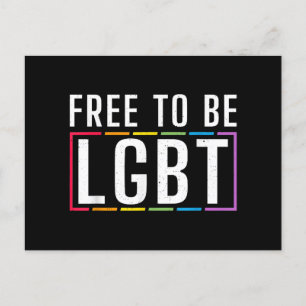 LGBTバイセクシュアル・レズビアンになる無料ゲイプライド ポストカード