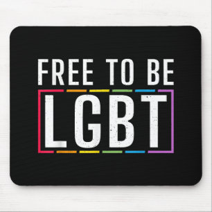 LGBTバイセクシュアル・レズビアンになる無料ゲイプライド マウスパッド