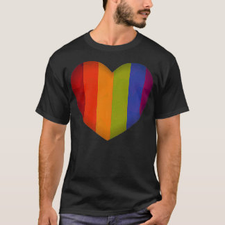 LGBTバレンタインデーハートプライドゲイレズビアクル Tシャツ