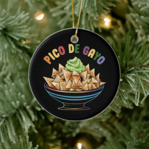 LGBTピコデガヨおもしろいゲイプライドレインボー セラミックオーナメント