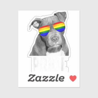 LGBTピットブルゲイプライドドッグシェードサングラスLGBTQ シール