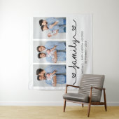 LGBTファミリー写真テンプレートパーソナライズされた文字 タペストリー (インサイチュ)