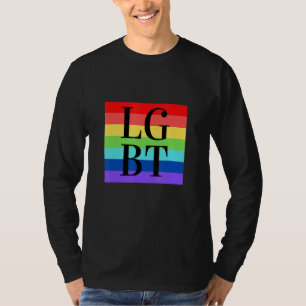 LGBTフラグ ゲイ プライド トランスジェンダー レズビアン バイセクシャル Q Tシャツ