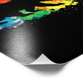 LGBTフラッグレインボープライドハッピーバレンタインデー フォトプリント            (角)