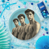 LGBTプライドで最もホットなハンクス ペーパープレート (パーティー)