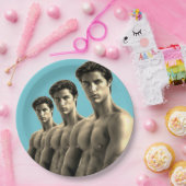 LGBTプライドで最もホットなハンクス ペーパープレート (パーティー)