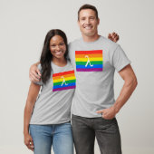 LGBTプライドとアクティビズム・ラムダ Tシャツ (ユニセックス)